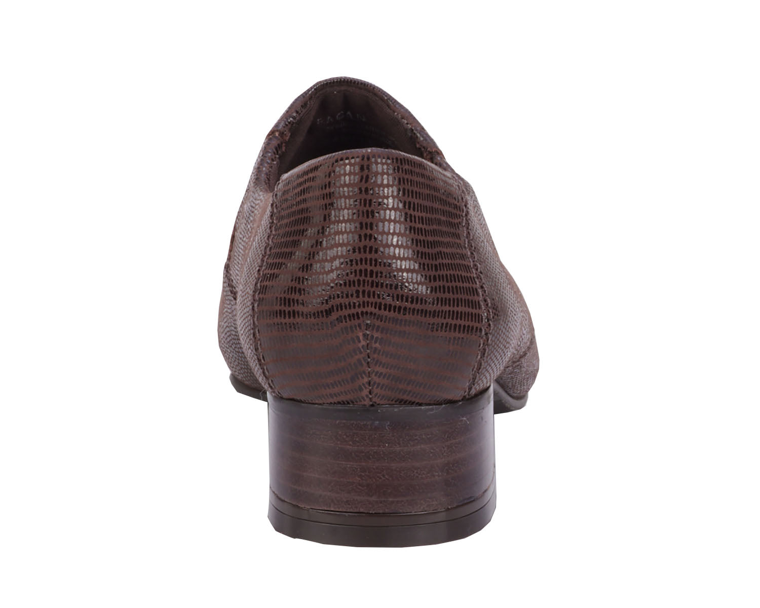 Brown Lizard Print Leather-EAGAN BY ROS HOMMERSON 7