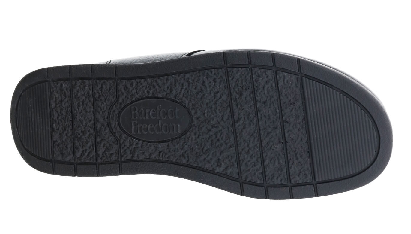 Black Soft Pebble Leather-New Villager BY DREW 6