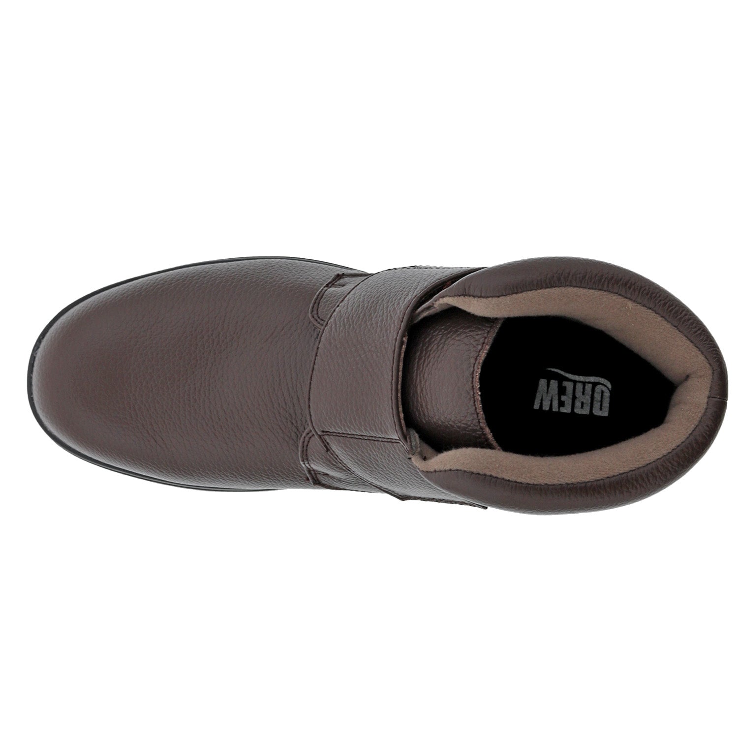 Brown Tumbled Leather-Big Easy Boots BY DREW 7