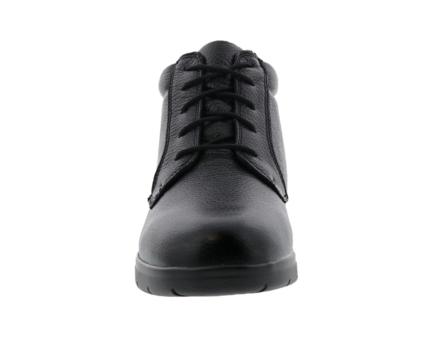 Black Pebbled Leather-Tucson Boots BY DREW 7