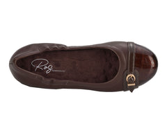 Brown Croc Patent Leather-TRISTA BY ROS HOMMERSON 6