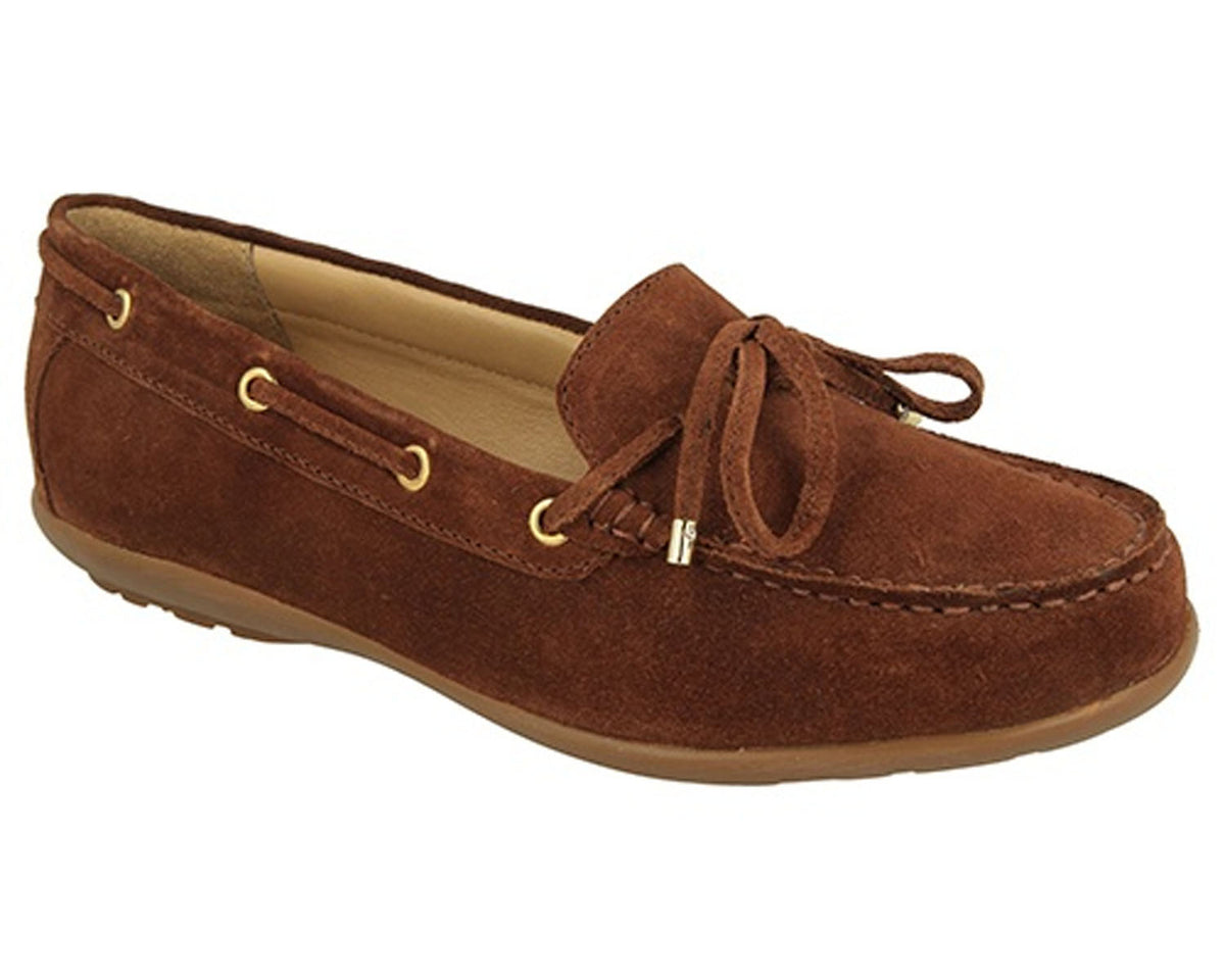 Tan Suede-BOW BY EASY B 1