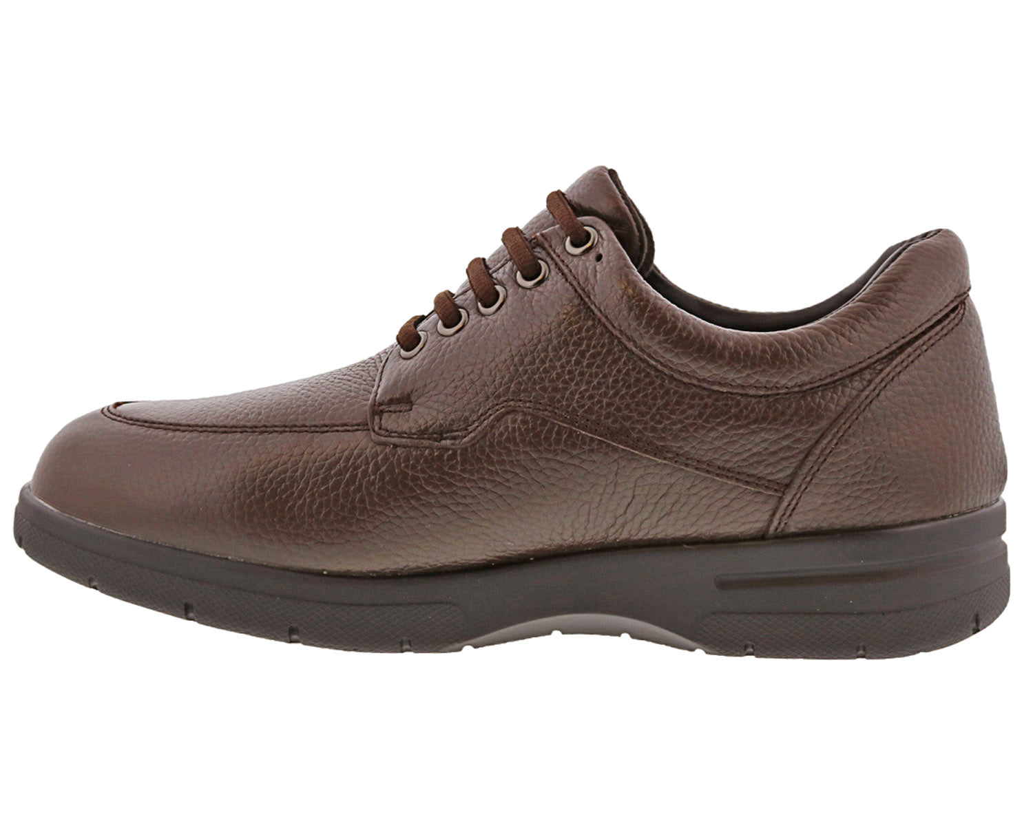 Brown Pebbled Leather-Walker II BY DREW 7