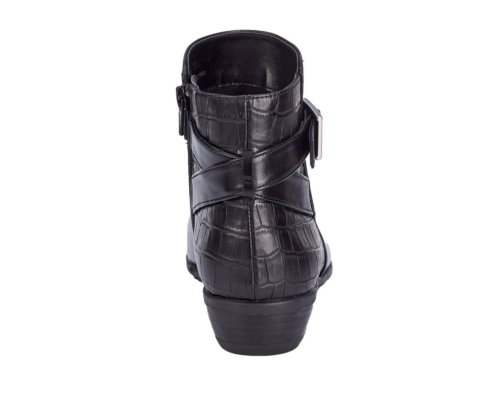 Black Tumbled Leather-ELLIS BOOT BY ROS HOMMERSON 7