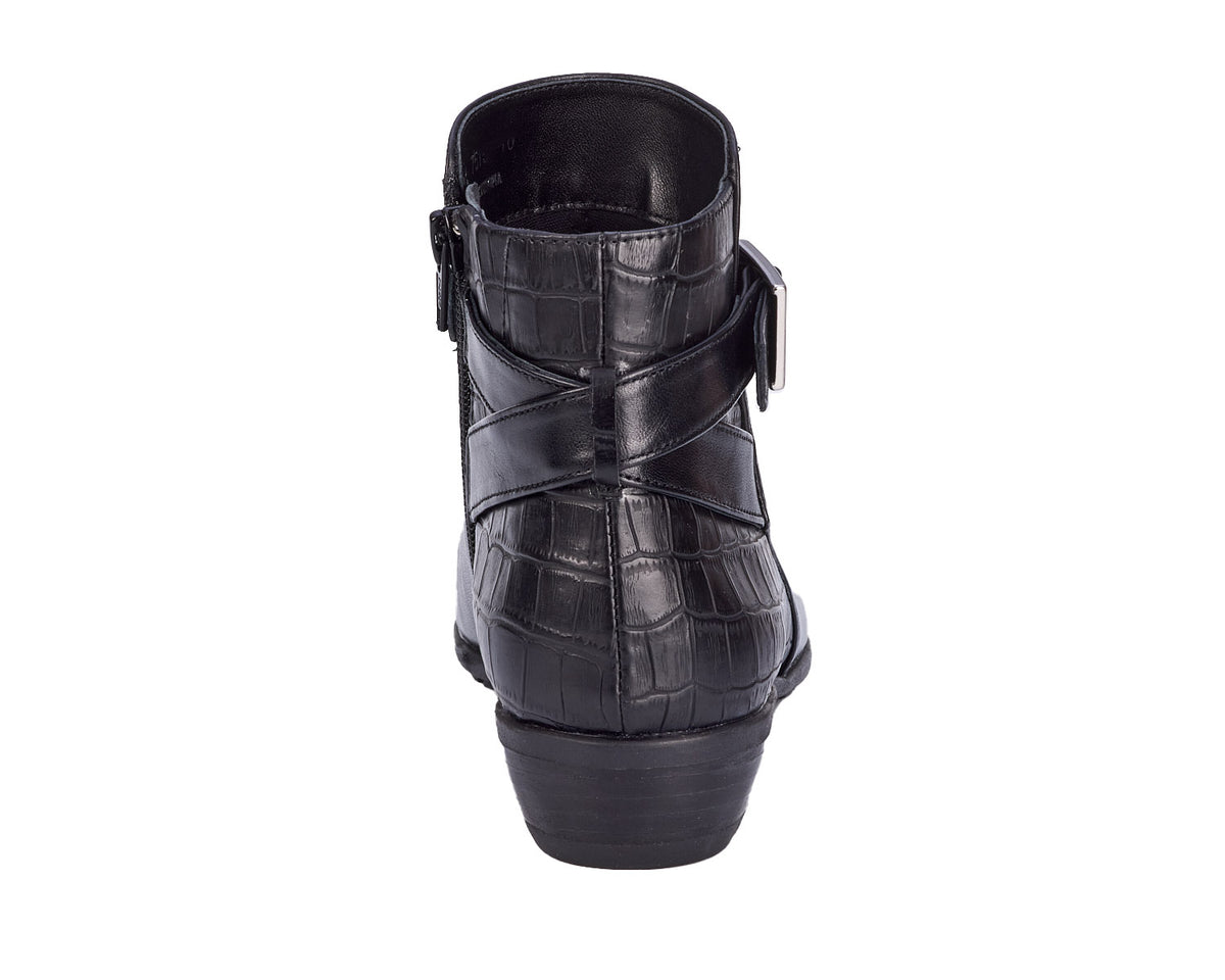 Black Tumbled Leather-ELLIS BOOT BY ROS HOMMERSON 7