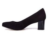 Black Suede Black Patent-MEREDITH PUMP BY ROS HOMMERSON 7