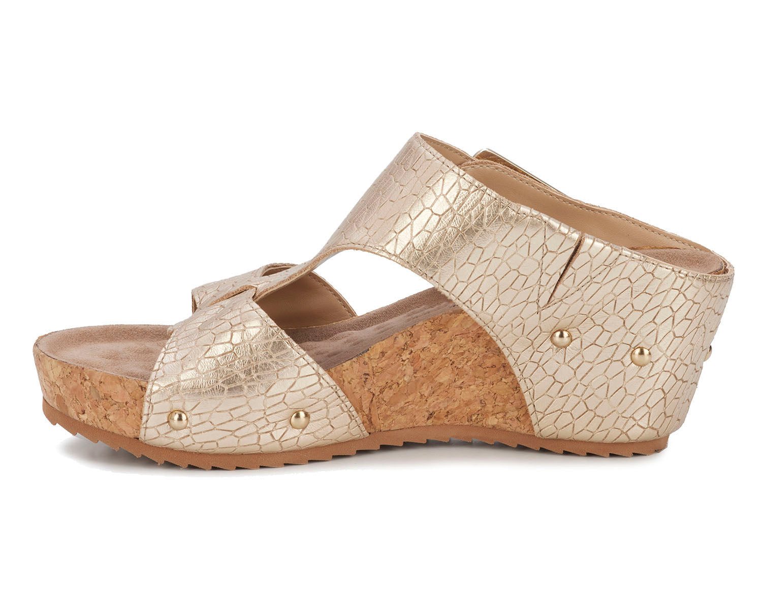 Gold Metallic Crackle Leather-THEA BY ROS HOMMERSON 6