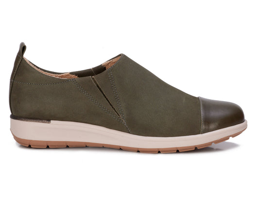 Olive Nubuck Leather-OZZIE BY ROS HOMMERSON 7