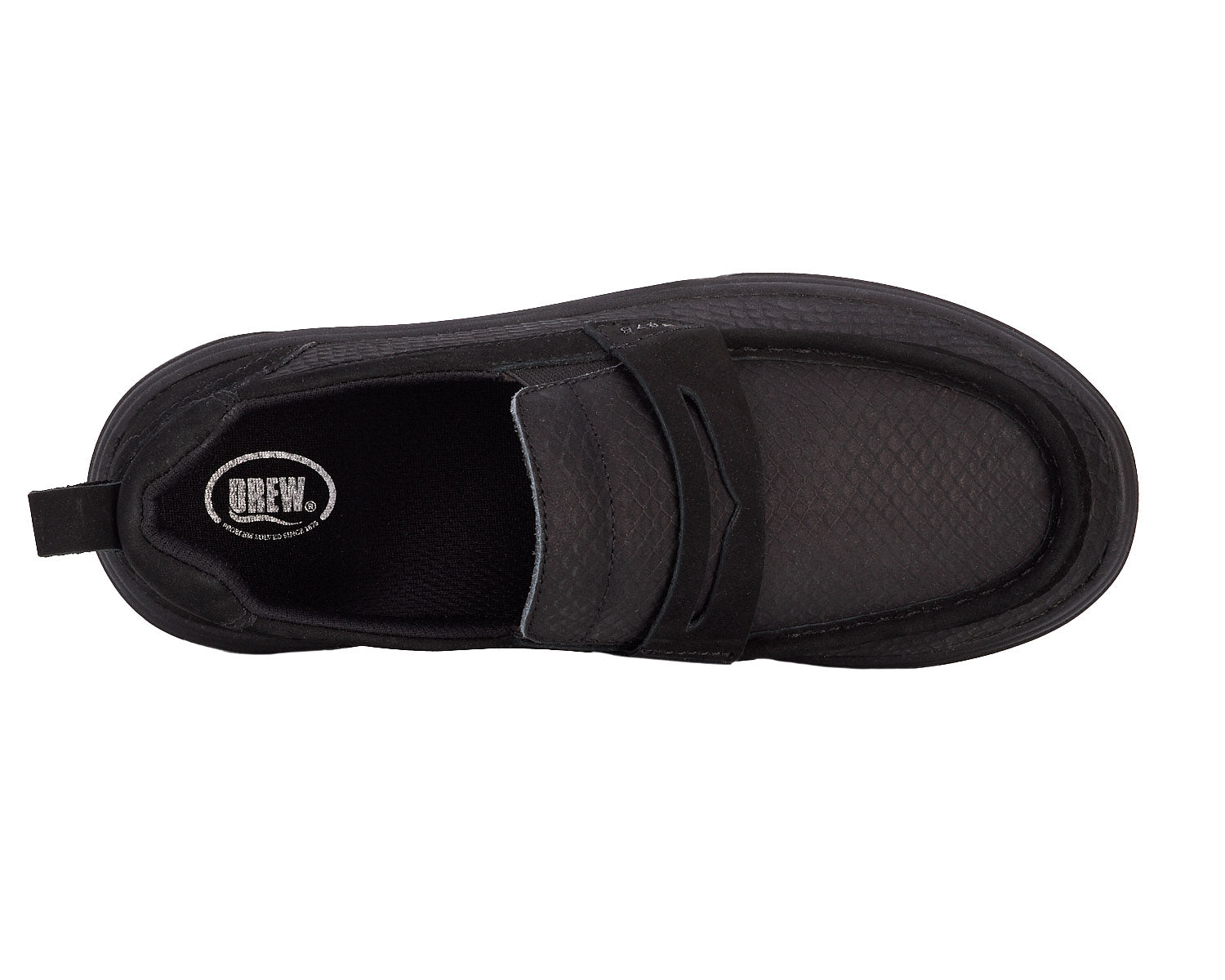 Black Leather Black Nubuck-JAVA BY DREW 7