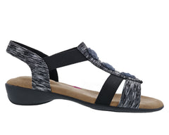 Black Multi Strech Fabric-MACKENZIE BY ROS HOMMERSON 6