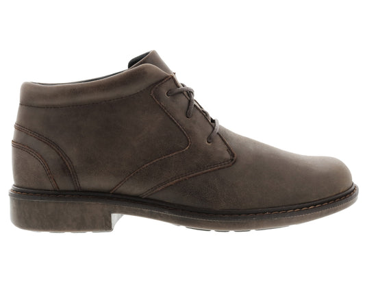 Brown Leather-Bronx Boots BY DREW 7