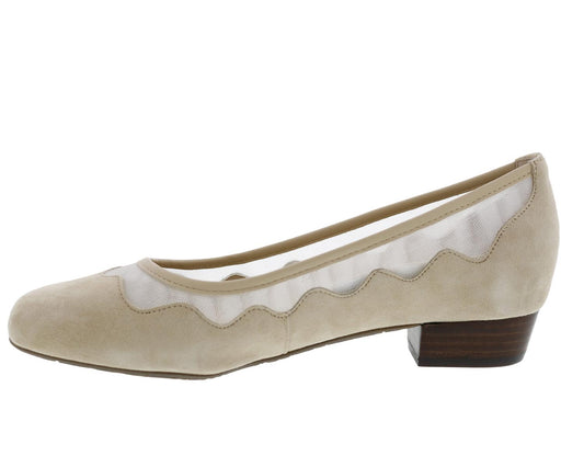 Nude Suede Leather-TOOTSIE BY ROS HOMMERSON 6
