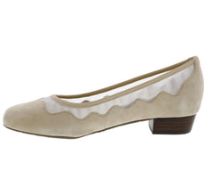 Nude Suede Leather-TOOTSIE BY ROS HOMMERSON 6