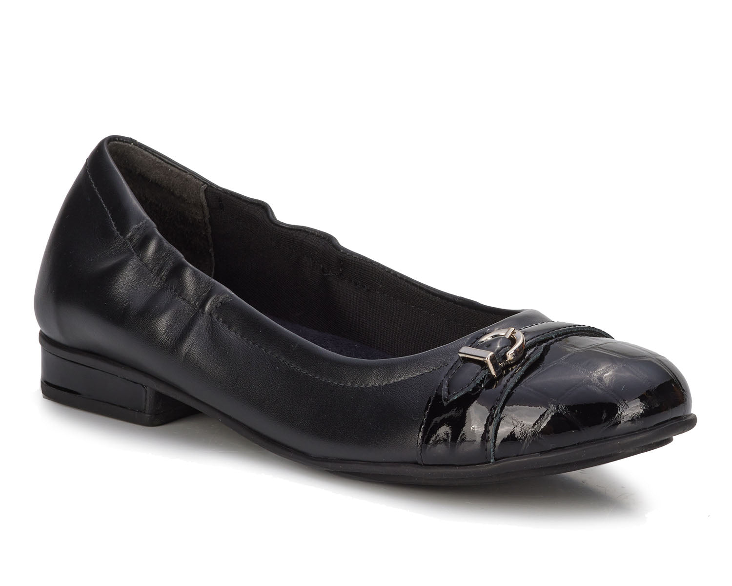 Black Leather  Patent-TRISTA BY ROS HOMMERSON 1