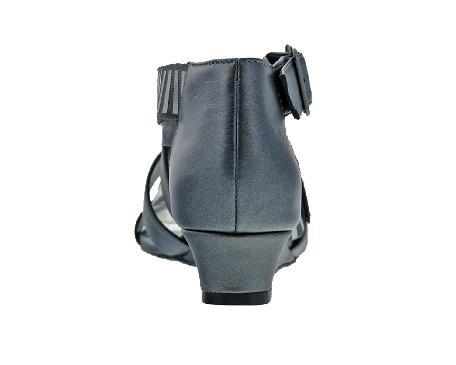 Pewter Gunmetal Leather-VOLUPTUOUS BY ROS HOMMERSON 6