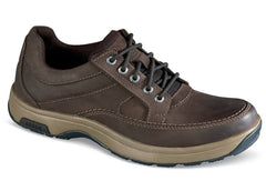 Brown Nubuck Leather-Midland 5-Eyelet Waterproof Oxford BY DUNHAM 1