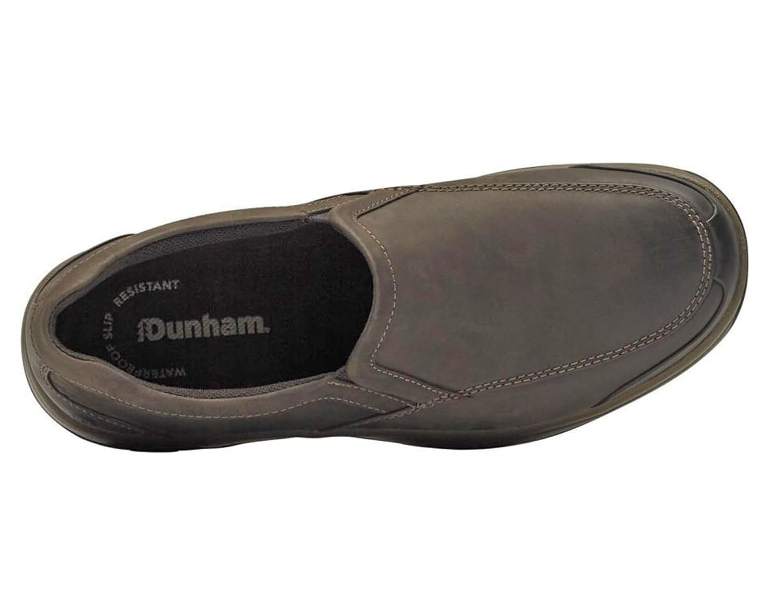Brown-Battery Park Slip-On Casual Shoe BY DUNHAM 5
