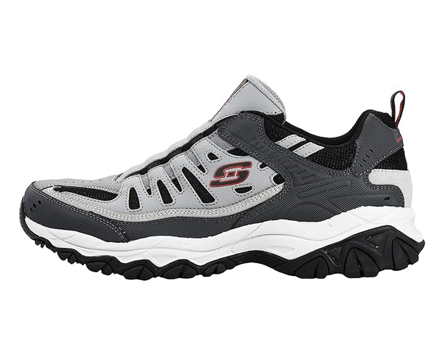 Grey-After Burn M Fit Ridgeburn Slip-In Skechers 7
