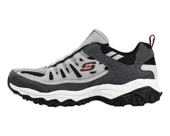 Grey-After Burn M Fit Ridgeburn Slip-In Skechers 7