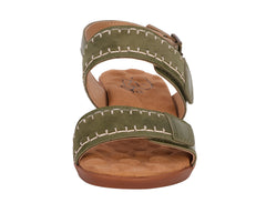 Olive Leather Suede-KATERI BY ROS HOMMERSON 7