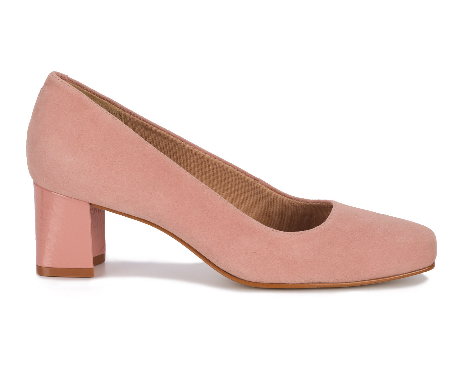 Rosewood Suede Patent-MEREDITH PUMP BY ROS HOMMERSON 6