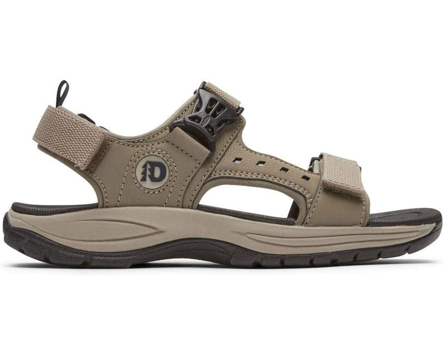 Taupe-Nolan Water Friendly Dunham Sandal 5
