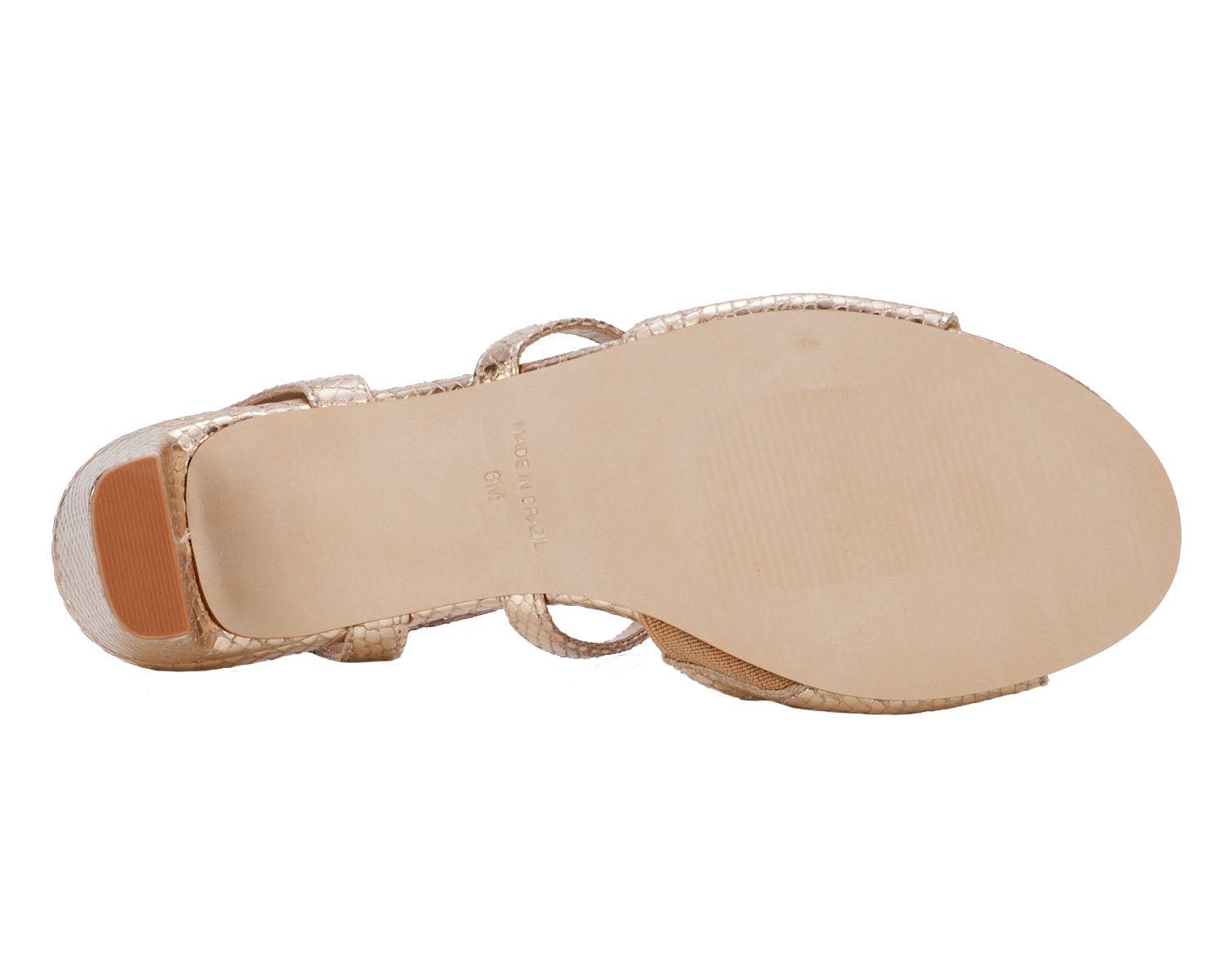 Gold Snake Print Leather-LIZA BY ROS HOMMERSON 6