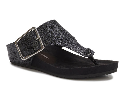 Black Pebbled Patent  Leather-PHOEBE BY ROS HOMMERSON 1