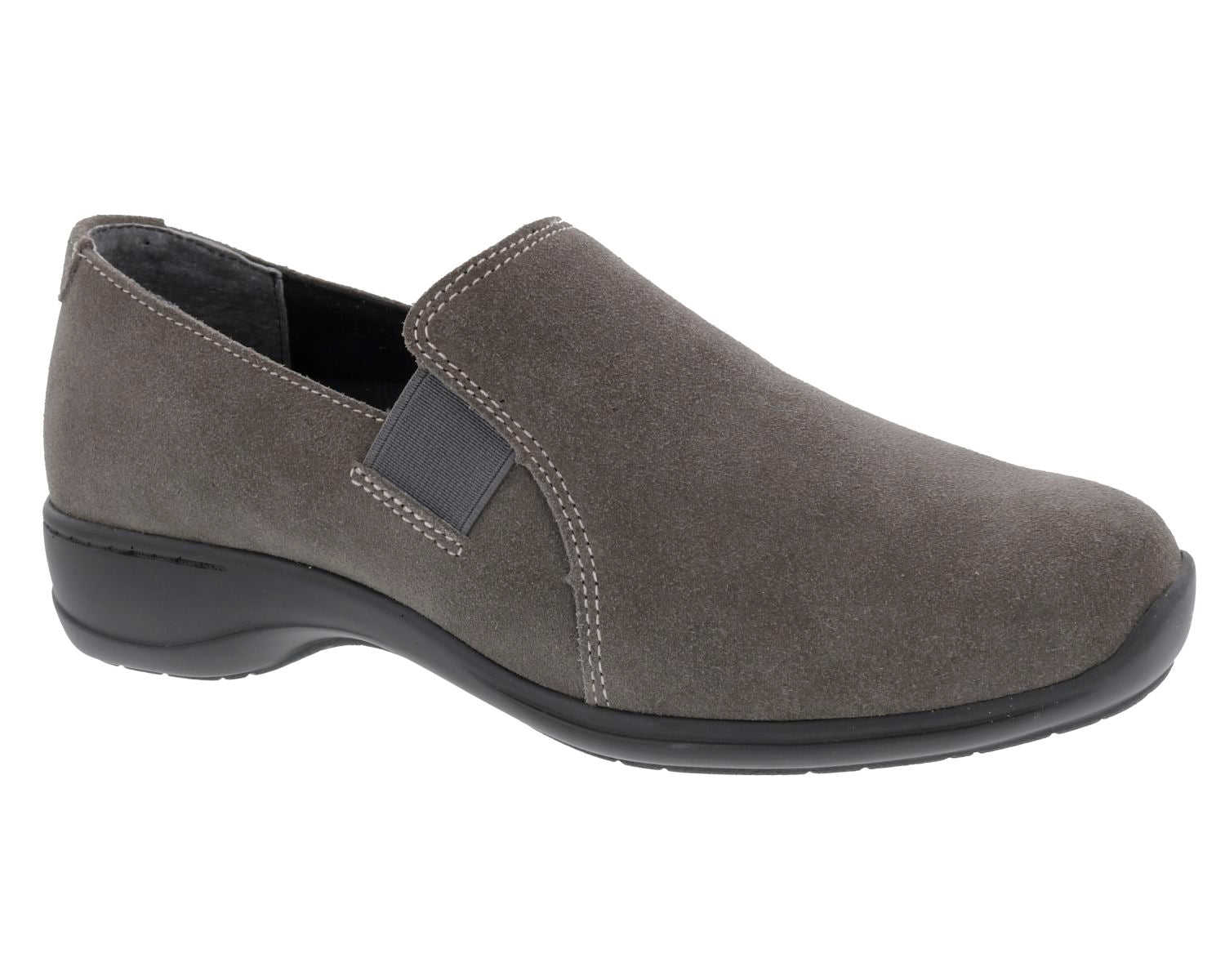 Grey Suede Leather-SLIDE IN BY ROS HOMMERSON 1